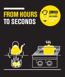 Zanussi induction-from hours to seconds