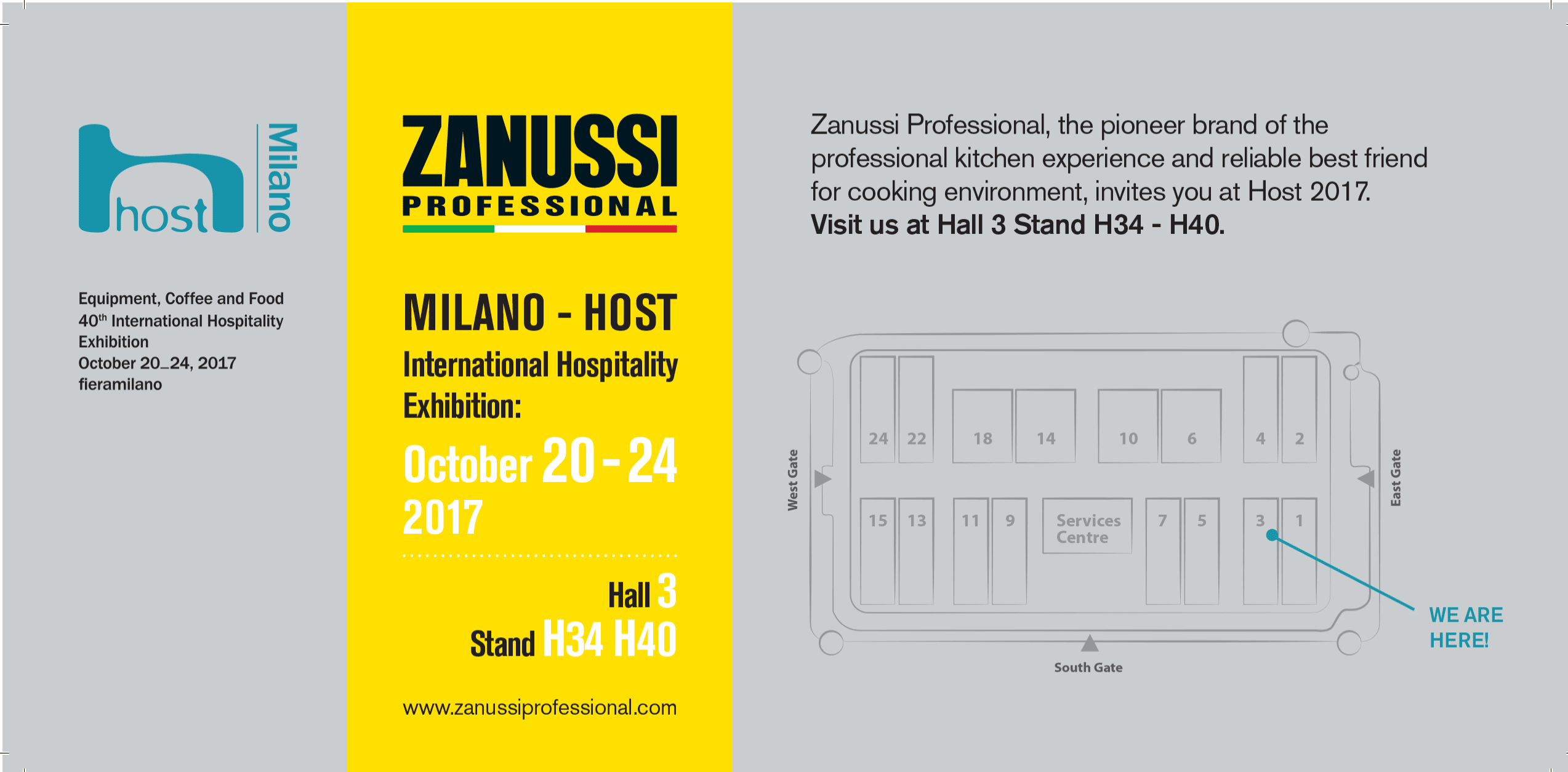 Invitation HOST 2017 - Zannussi Professional