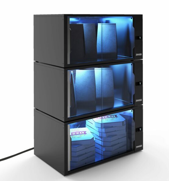 stack di 3 con scatole pizza ZANUSSI stack di 3 con scatole pizza ZANUSSI