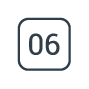 ZPR_numbers-16 Zero Waste recipe step number six icon