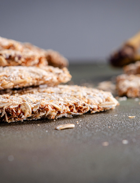Zero Waste recipe banana oat flakes cookies
