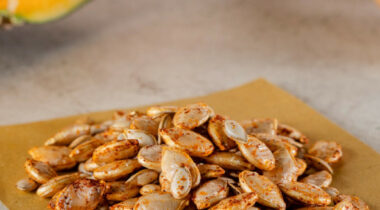 Zero waste pumpkin seeds snack
