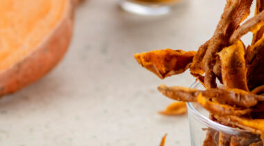 Zero Waste sweet potato peel chips