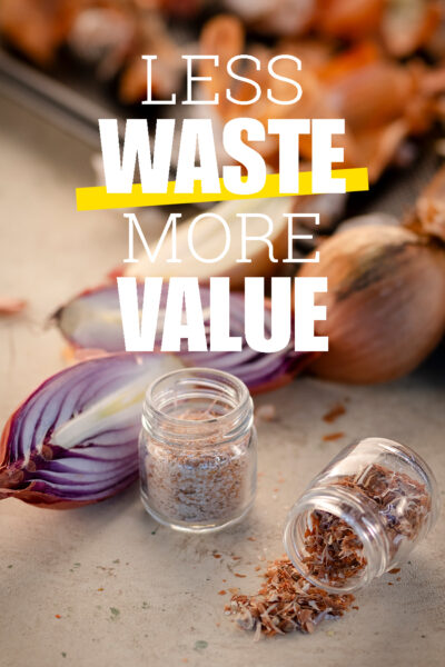 Zanussi professional less waste more value onion and garlic peel powder