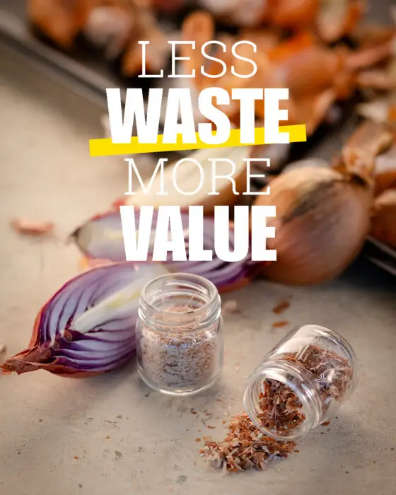 Zanussi professional less waste more value onion and garlic peel powder