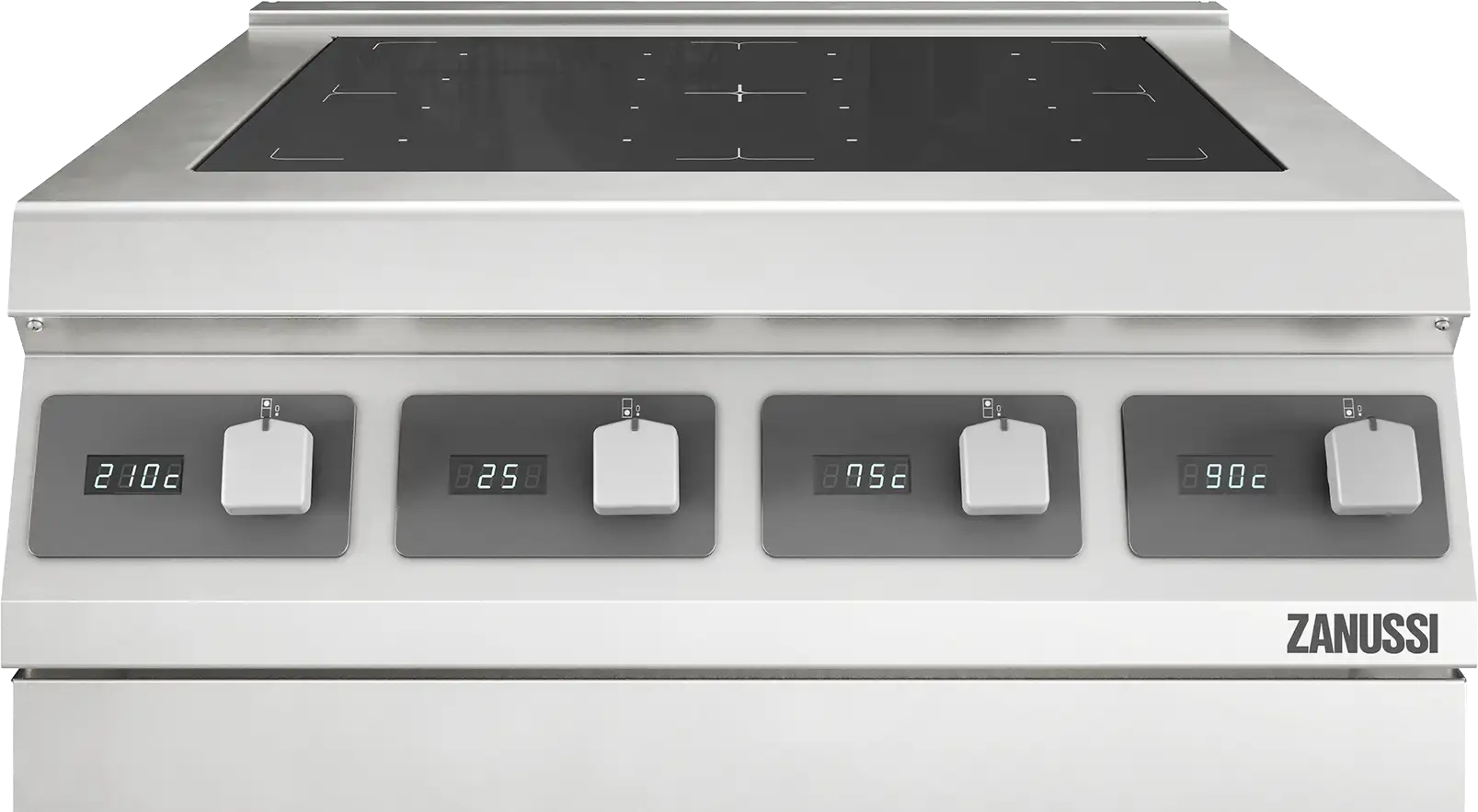 Free-zone induction. Endless cooking